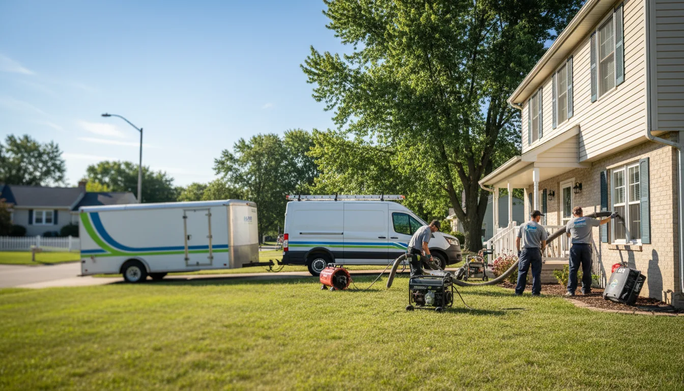 Flooded Basement Restoration And Cleanup With Repair in Dorchester, NE near me